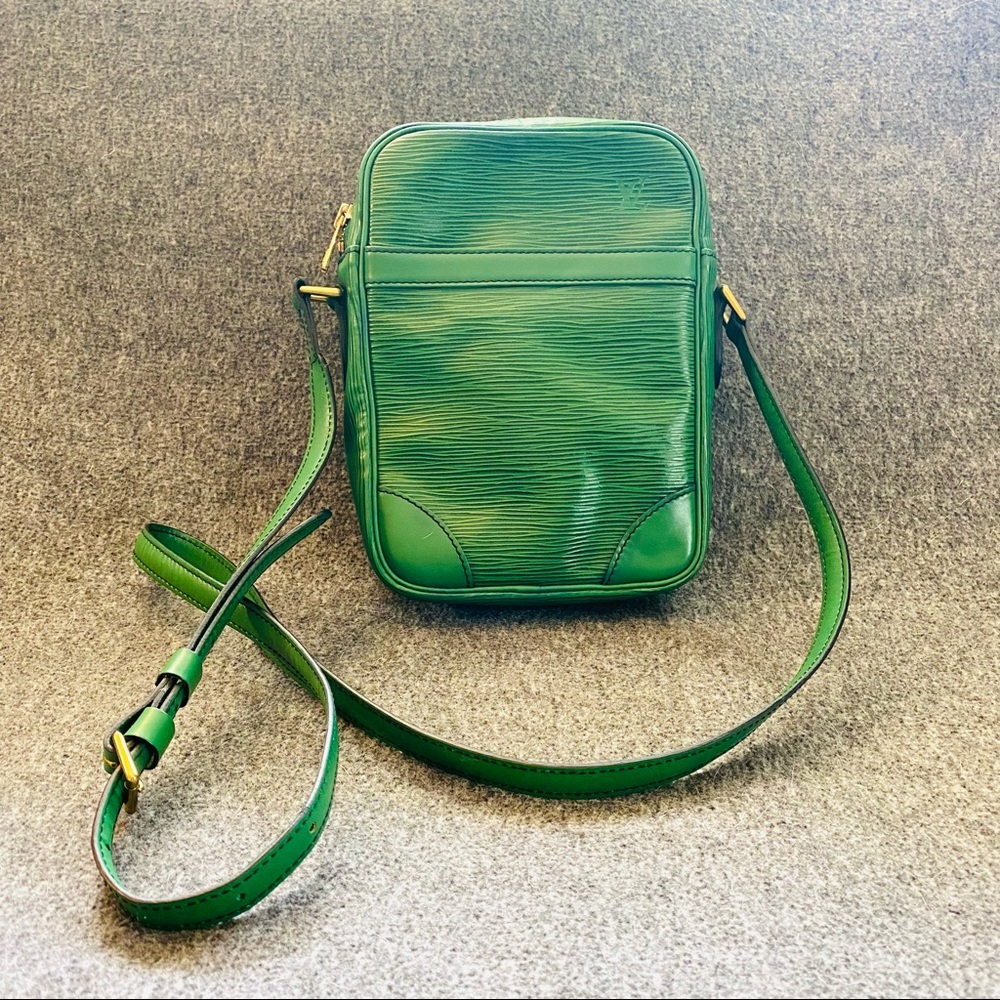 Louis Vuitton Green Epi Danube Crossbody